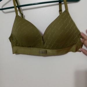 PINK Victoria's Secret Olive Bra